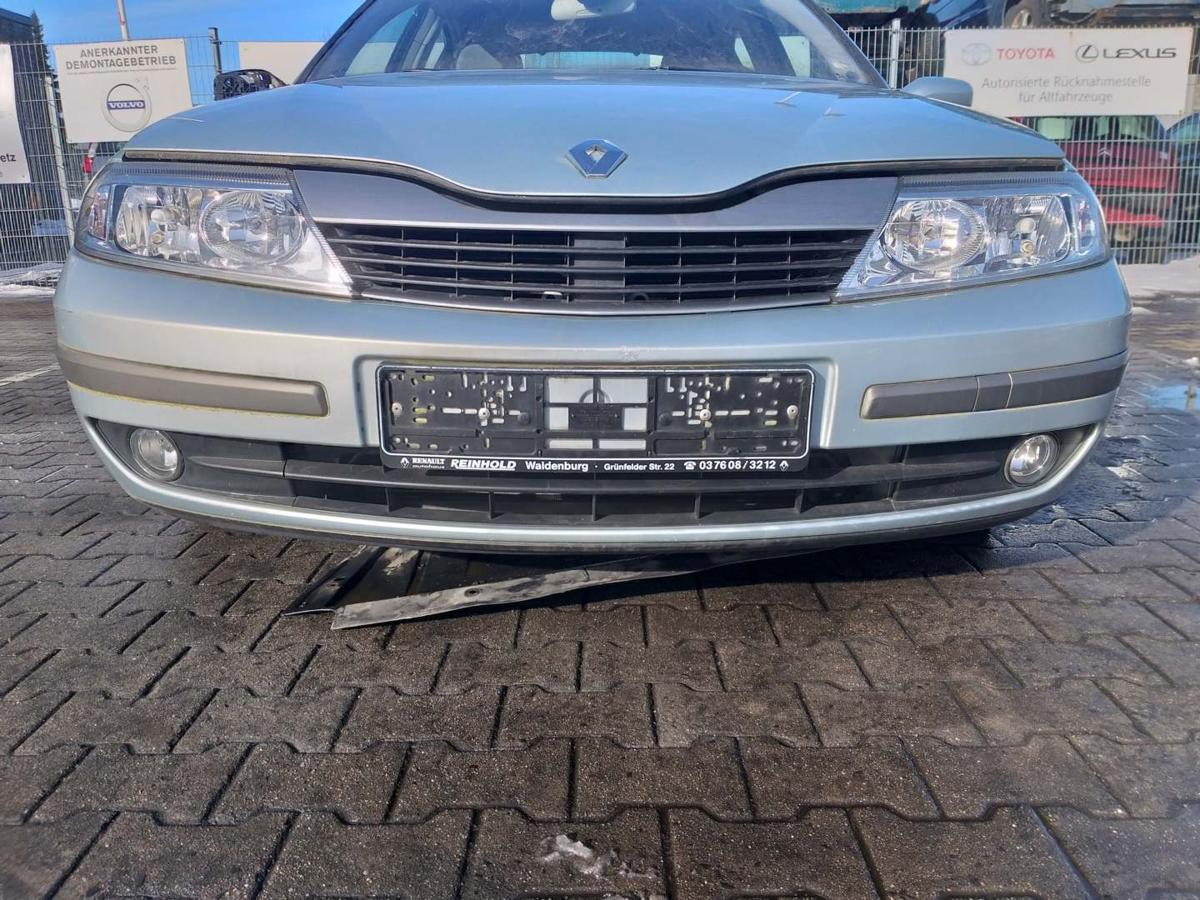 Renault Laguna 2 original Sto&szlig;stange Stossf&auml;nger vorn TEB64 Silber Bj.2002